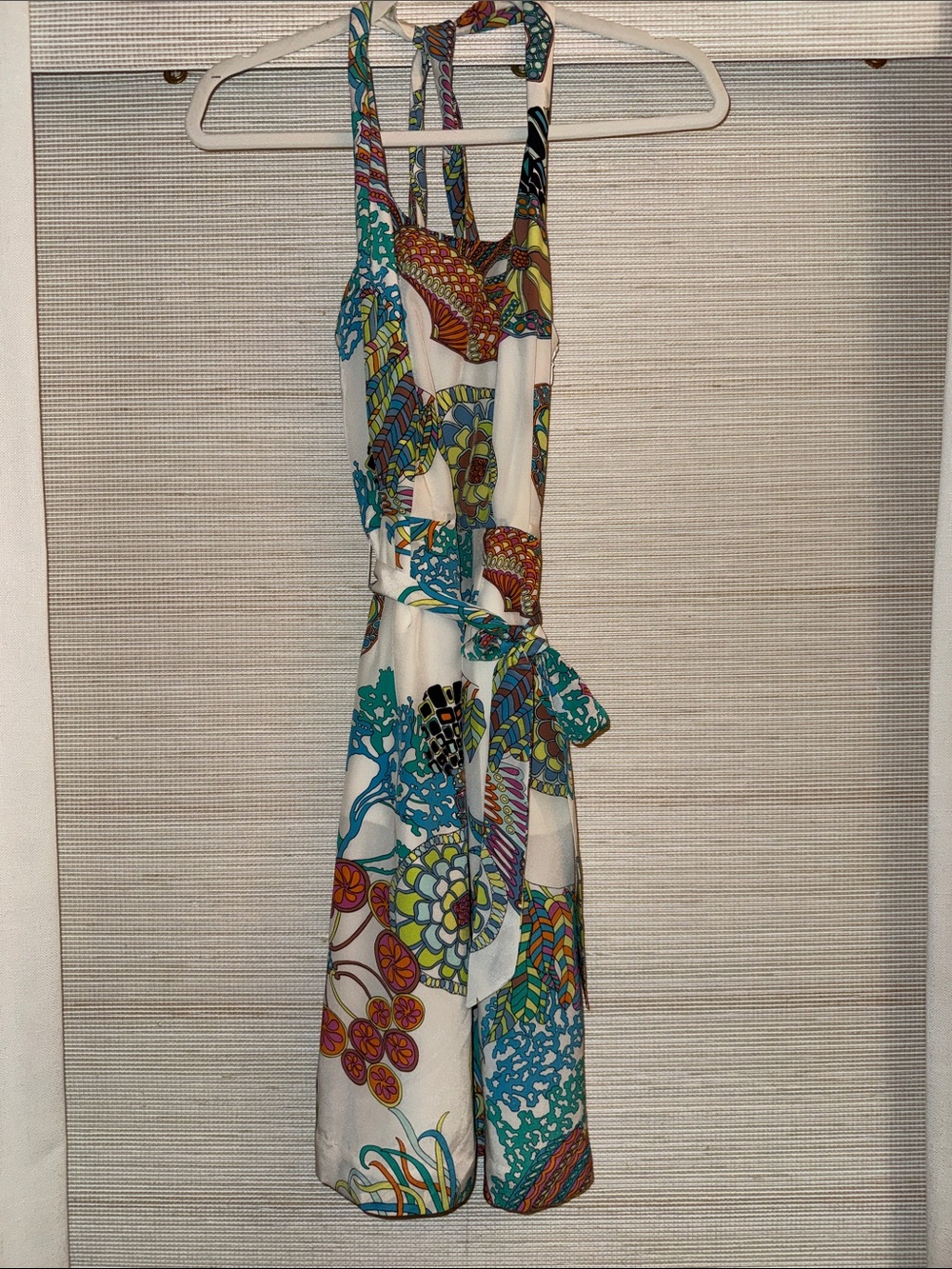 100% Silk Banana Republic x Trina Turk Summer 2012 Dress w/ wrap belt-